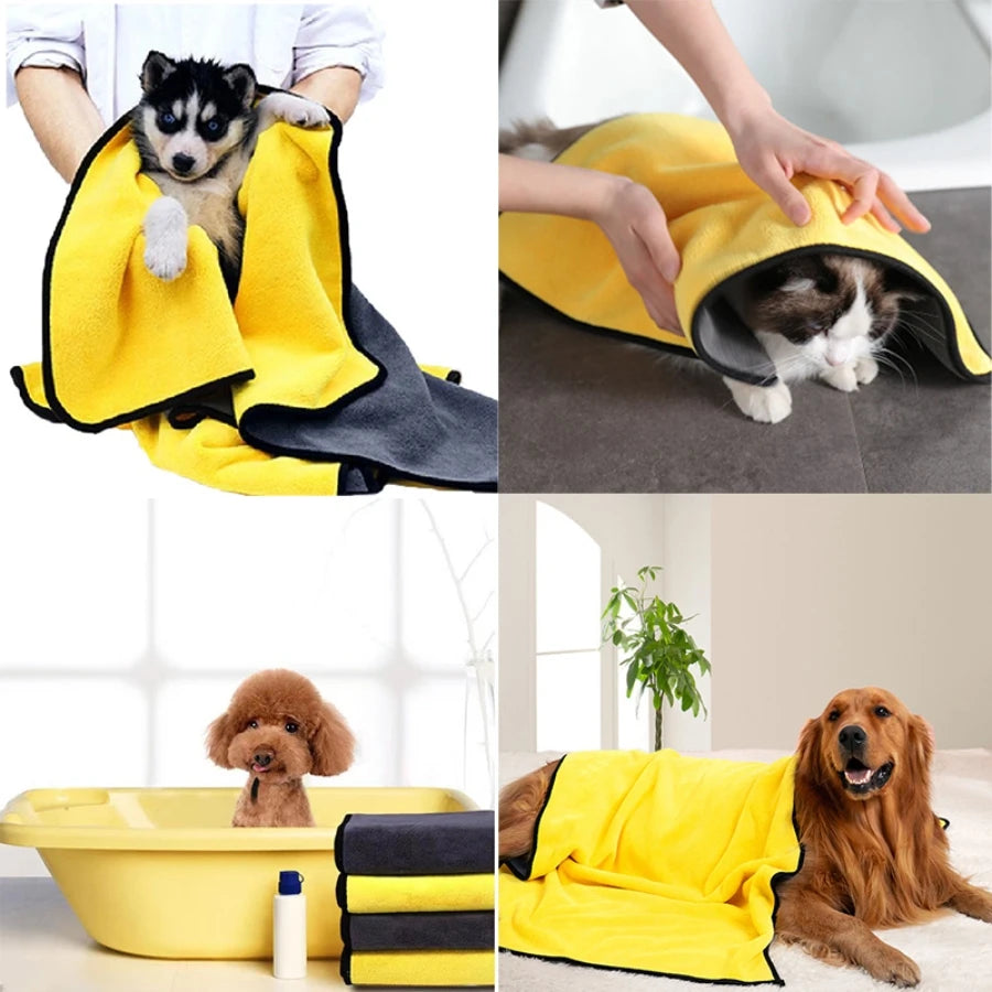 SUPER-SERVIETTE™ Serviette absorbante pour animaux