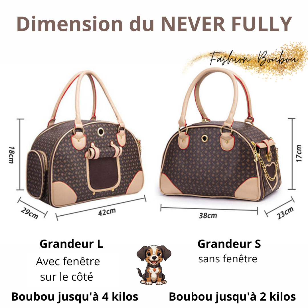 NEVER-FULLY-DOGGY™ Sac de transport pour animaux de compagnie