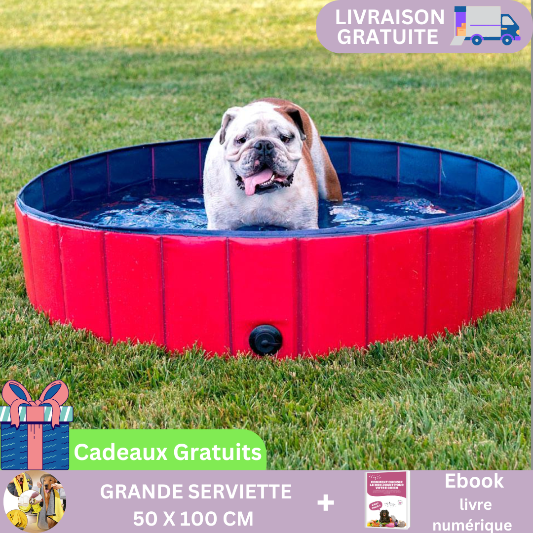 FUNPOOL™| PISCINE PLIABLE POUR CHIEN