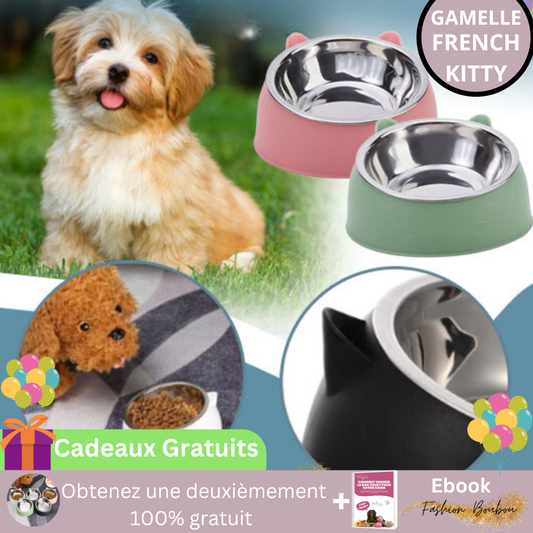 FRENCH-KITTY™ Gamelle pour animaux de compagnies