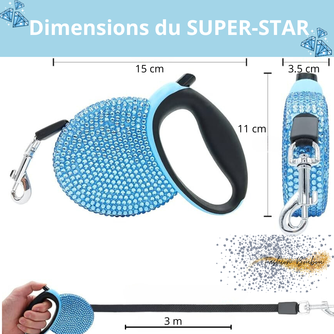 SUPER-STAR™ Laisse rétractable