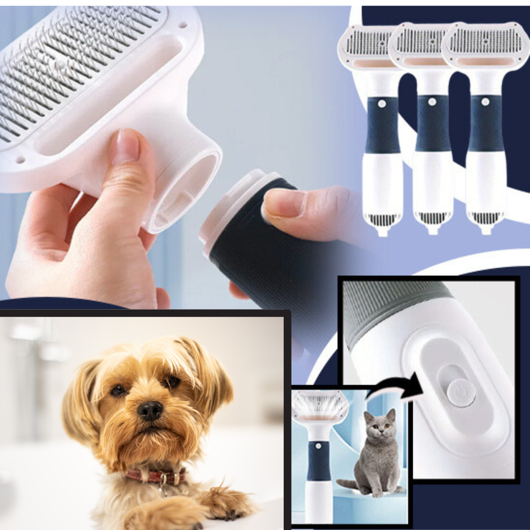 MAGIC-BRUSHING-BRUSH™ Brosse séchoir pour animal de compagnie