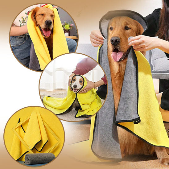 SUPER-SERVIETTE™ Serviette absorbante pour animaux