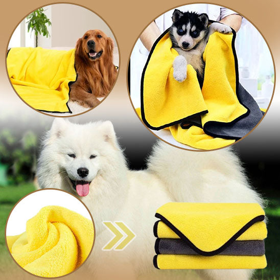 SUPER-SERVIETTE™ Serviette absorbante pour animaux