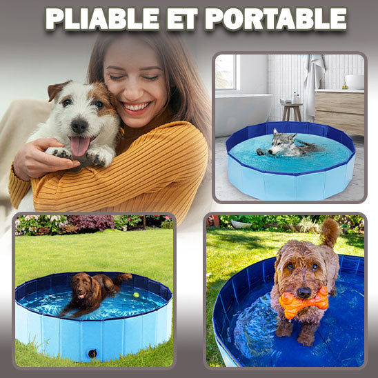 FUNPOOL™| PISCINE PLIABLE POUR CHIEN